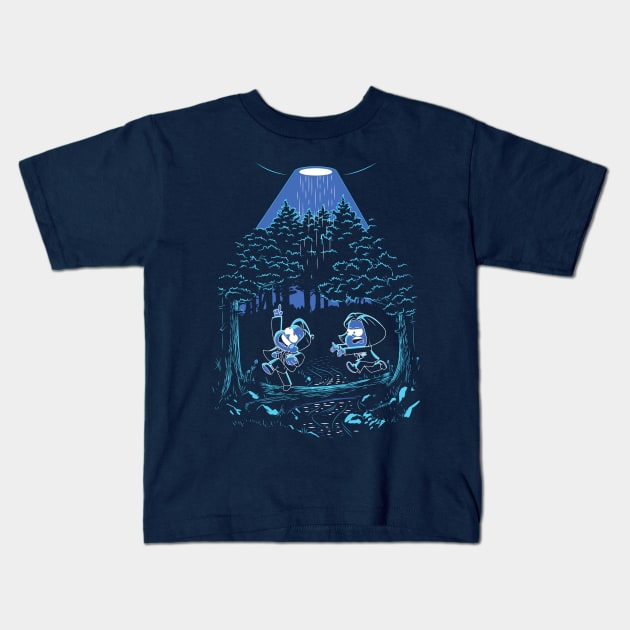 The Gravity Files Kids T-Shirt by cedownes.design